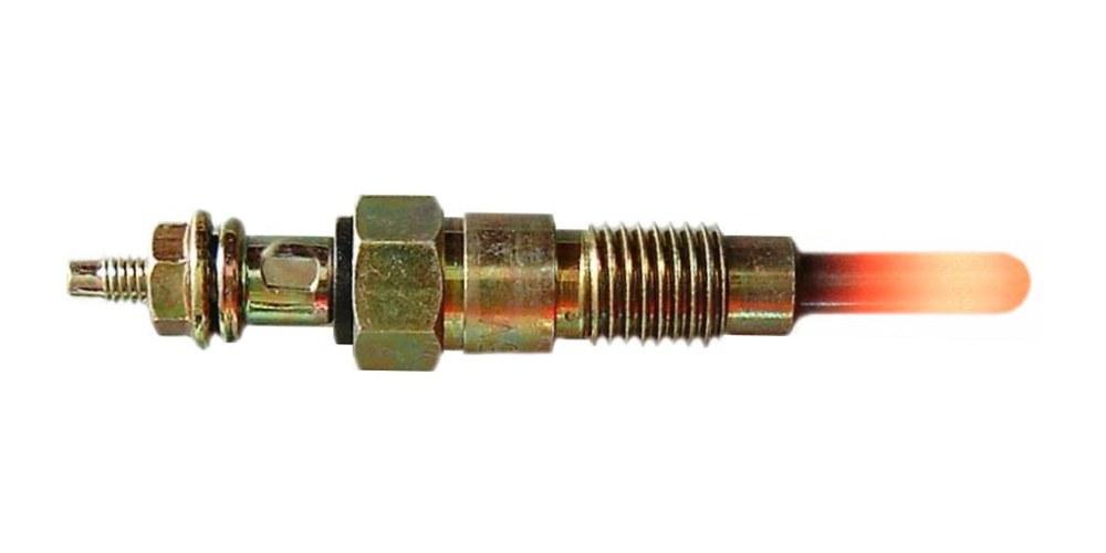 hot glowing car glow plug